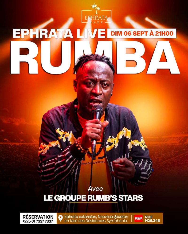 Affiche Ephrata Live Rumba